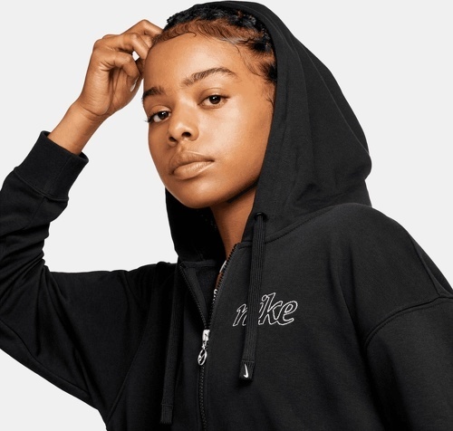 NIKE-Veste à capuche Nike Femmes Dri-Fit Get Fit noire-3