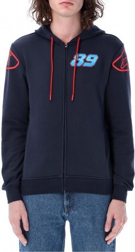 Jorge Martin 89-Sweat a Capuche Zip Jorge Martin 89 Dual Alpinestars Officiel Motogp-image-1