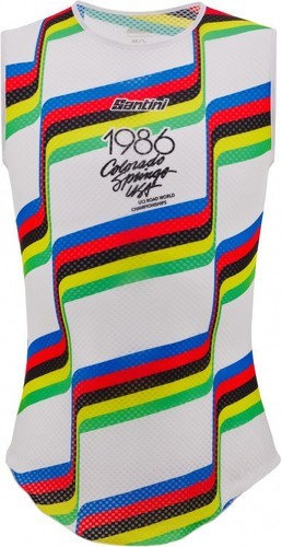 Santini-COLORADO SPRINGS 1986 UCI -  Débardeur vélo de route-0
