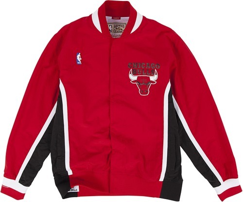 Mitchell & Ness-Warm up NBA Chicago Bulls 1992-93 Mitchell & Ness Authentic Jacket Rouge pour Homme-image-1