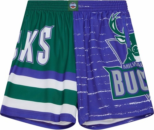 Mitchell & Ness-M&N Milwaukee Bucks JUMBOTRON 3.0 Basketball Shorts-0