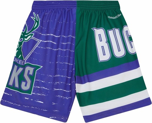 Mitchell & Ness-M&N Milwaukee Bucks JUMBOTRON 3.0 Basketball Shorts-1