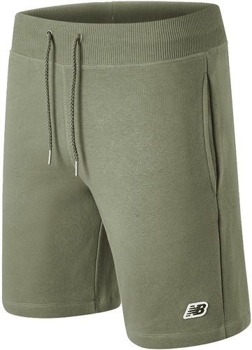 NEW BALANCE-Short New Balance Small Logo vert olive-0