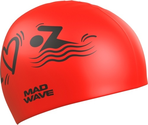 Mad Wave-Bonnet de bain Mad Wave Love Swimmimg-0