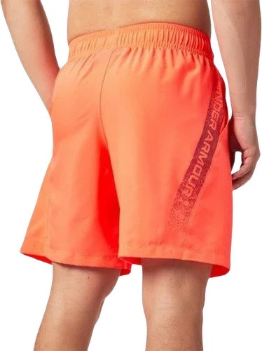 UNDER ARMOUR-Short Under Armour Graphic Orange pour homme-1