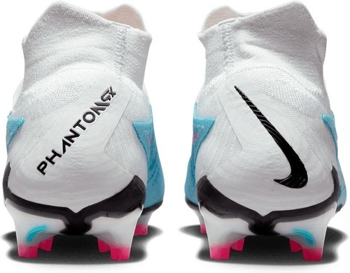 NIKE-Nike Phantom GX Elite DF FG Blanc/Bleu-4
