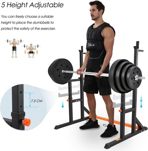 ISE-ISE Supports Réglable de Rack Squat / SY-RK1002-1