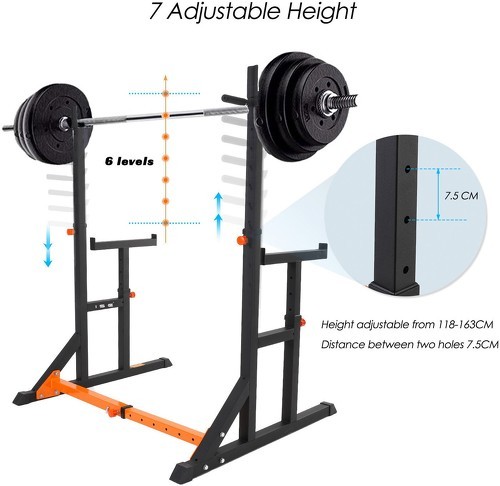 ISE-ISE Supports Réglable de Rack Squat / SY-RK1002-4
