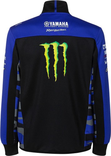 YAMAHA FACTORY VR46-Sweatshirt Zip Yamaha Factory Monster Energy Officiel Motogp-1