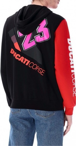 DUCATI CORSE-Sweat A Capuche Zip Enea Bastianini 23 Dual Ducati Corse Officiel Motogp-1