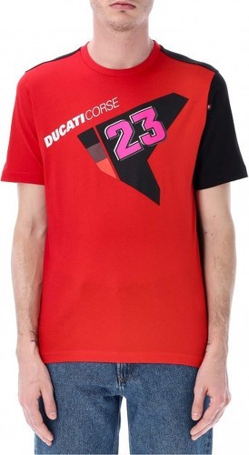 DUCATI CORSE-T-shirt Enea Bastianini 23 Dual Ducati Corse Officiel MotoGP-image-1