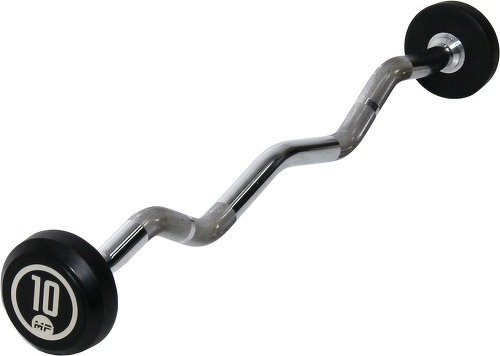 Muscle Power-Barre Curl 10 Kg-0