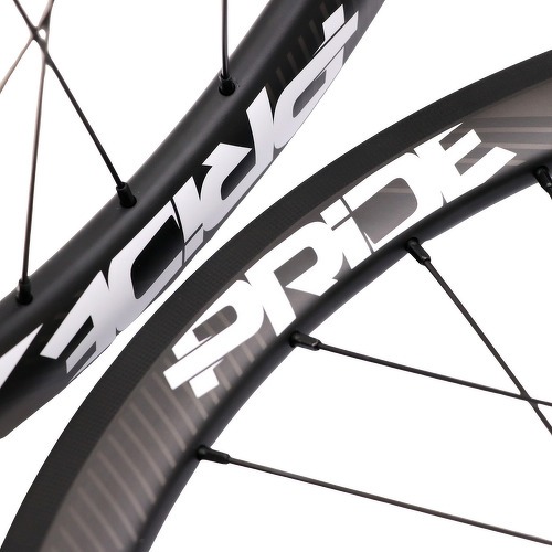 Pride Racing-Paire De Roues Pride Gravity Exp Ud Matt V Brake Moyeux Polish-3