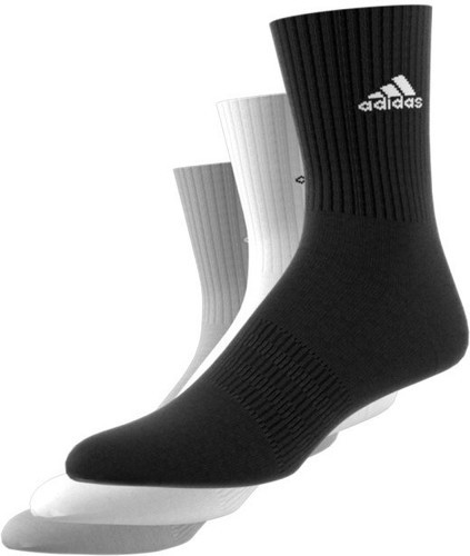 adidas Performance-Chaussettes matelassées (3 paires)-3