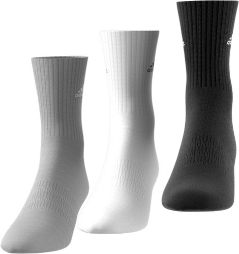 adidas Performance-Chaussettes matelassées (3 paires)-4