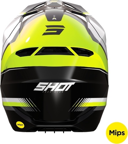 Shot Race Gear-Casque Shot Race Tracer Neon-1