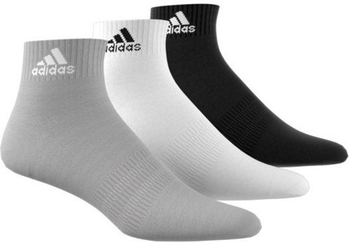 adidas Performance-Socquettes matelassées Sportswear (3 paires)-2