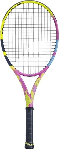 BABOLAT-Raquette de tennis Pure Aero Rafa Non Incordata Jaune/Rose/Bleu-image-1