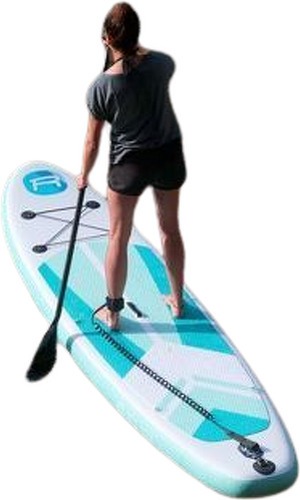ROHE-Stand Up Paddle Gonflable Indiana Green Rohe 10'6'' (320Cm) 30'' (76Cm) 6'' (15Cm) Avec Pompe, Pagaie, Leash Et Sac De Transport-4
