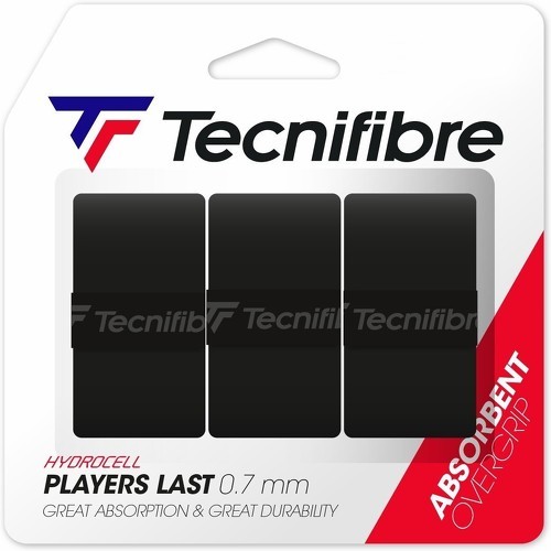 TECNIFIBRE-TECNIFIBRE PLAYERS BLACK 3X OVERGRIP 0.7MM-image-1