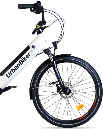 URBANBIKER-Vélo de ville électrique Urbanbiker Sidney 23, blanc 28", Moteur arrière 250W, 540 Wh (36 V 15 Ah)-2