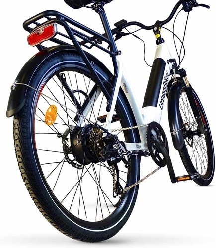 URBANBIKER-Vélo de ville électrique Urbanbiker Sidney 23, blanc 28", Moteur arrière 250W, 540 Wh (36 V 15 Ah)-3