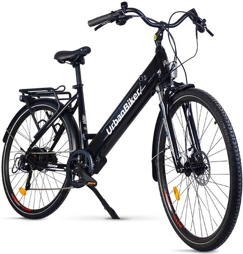 URBANBIKER-Vélo de ville électrique Urbanbiker Sidney 23, noir 26", Moteur arrière 250W, 540 Wh (36 V 15 Ah)-1