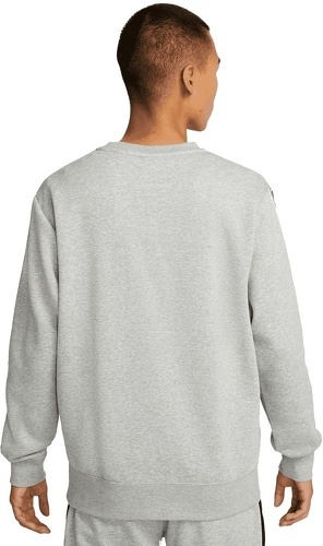 NIKE-Pull Nike Sportswear Repeat Fleece Crew BB gris foncé-1