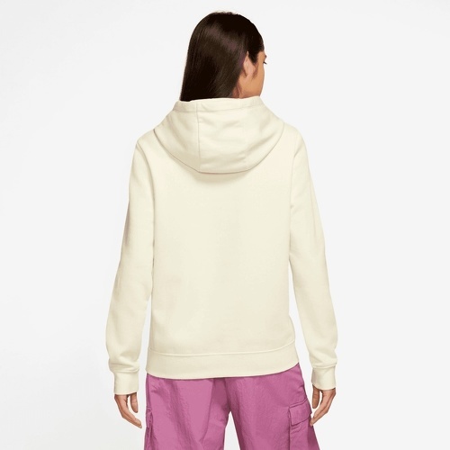 NIKE-Sweat à capuche Femme Nike Sportswear Club Fleece beige-1