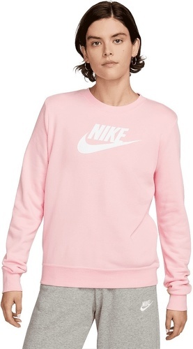 Sweat Femme Nike Sportswear Club Fleece rose