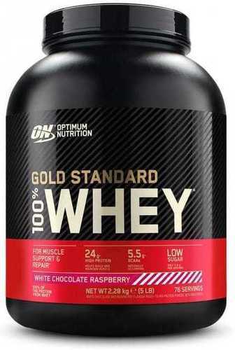 Optimum Nutrition-100% Whey Gold (2,27Kg) [CHOCOLAT BLANC FRAMBOISE]-0