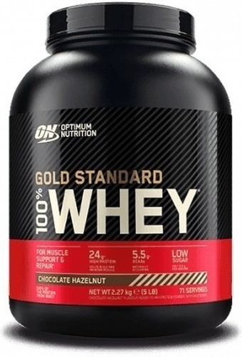 Optimum Nutrition-100% Whey Gold (2,27Kg) [CHOCOLAT NOISETTE]-0