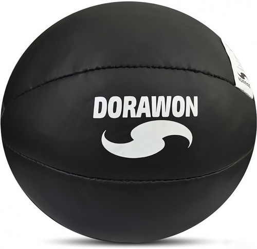 DORAWON-DORAWON, Medecine ball BLACK 10 Kg , noir-image-1