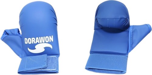 DORAWON-DORAWON, Mitaines de karaté avec pouce OSAKA bleu-image-1