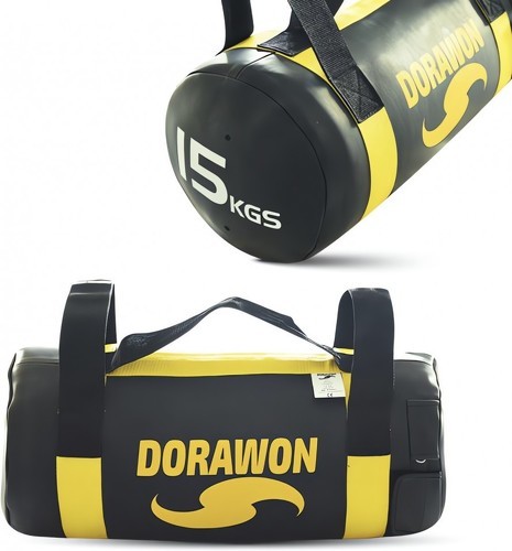 DORAWON-DORAWON, Sac fitness powerbag PHOENIX 15 Kg , noir et or-image-1