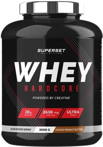 Superset Nutrition-Whey Hardcore (2Kg) [PEANUT BUTTER]-0