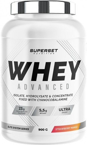 Superset Nutrition-Programme Fitness Energie: 100% Whey Proteine Advanced (900g) [MANGUE FRAISE] + No Pump Xtreme [LONG ISLAND ICETEA]-2