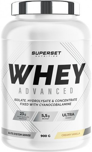 Superset Nutrition-Programme Fitness Energie: 100% Whey Proteine Advanced (900g) [VANILLE CREMEUSE] + No Pump Xtreme [PINA COLADA]-2