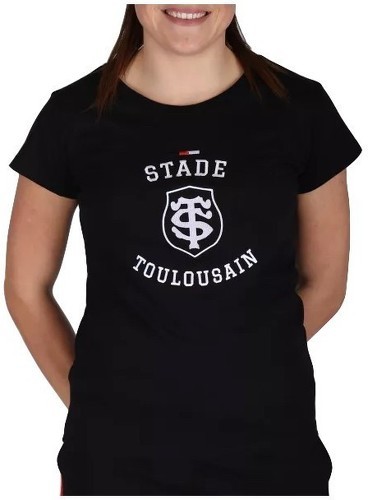 STADE TOULOUSAIN-T-SHIRT TIGER NOIR FEMME - STADE TOULOUSAIN-image-1