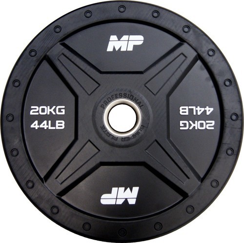 Muscle Power-Muscle Power Plaque de butoir olympique 50 Mm 20 Kg-0