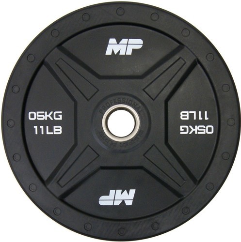 Muscle Power-Muscle Power Plaque de butoir olympique 50 Mm 5 Kg-0
