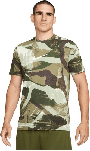 NIKE-T-shirt Nike Dri-FIT Camo AOP vert-image-1