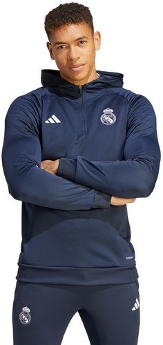 adidas Performance-Sweat à Capuche Real Madrid Training Tiro Homme 2023/24 Gris-image-1