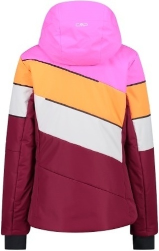 Cmp-CMP Veste de ski Femme ZIP HOOD - Sangria-1