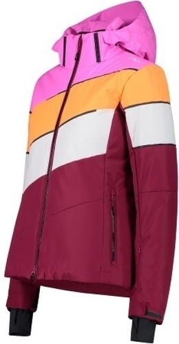 Cmp-CMP Veste de ski Femme ZIP HOOD - Sangria-2