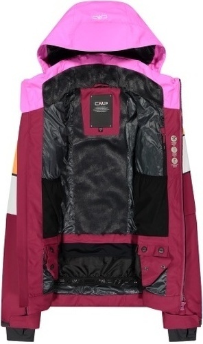 Cmp-CMP Veste de ski Femme ZIP HOOD - Sangria-3