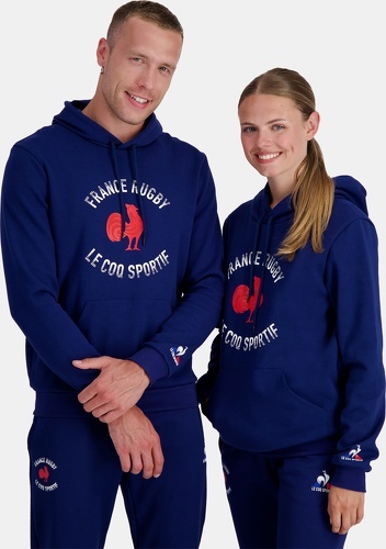 LE COQ SPORTIF-Sweat à capuche Homme - FRANCE RUGBY-0