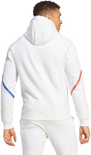 adidas Performance-Veste à capuche entièrement zippée Olympique Lyonnais Designed for Gameday-2