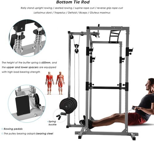 ISE-ISE Cage de Musculation Power Rack  / SY-1055-2