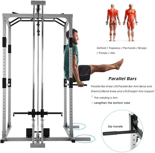 ISE-ISE Cage de Musculation Power Rack  / SY-1055-4